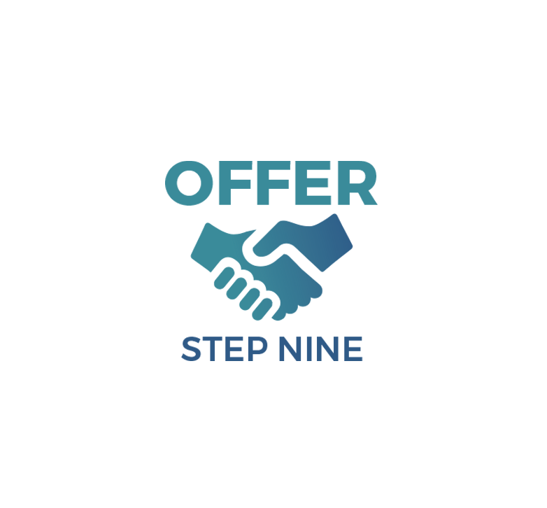 Step Nine - Offer