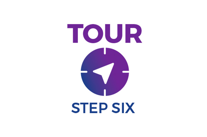 Compass icon of step six in the careers tour for Dynamic Lifecycle Innovations.