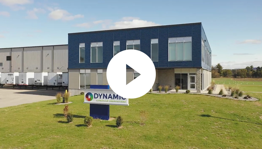 Exterior of Dynamic Lifecycle Innovations Headquarters in Onalaska, Wisconsin.