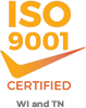 ISO 9001 certified in Wisconsin and Tennessee