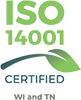 Certification icon for ISO 14001 - Certified WI and TN